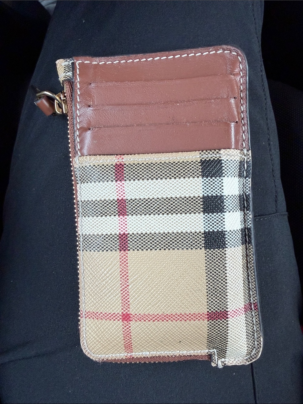 Burberry wallet used